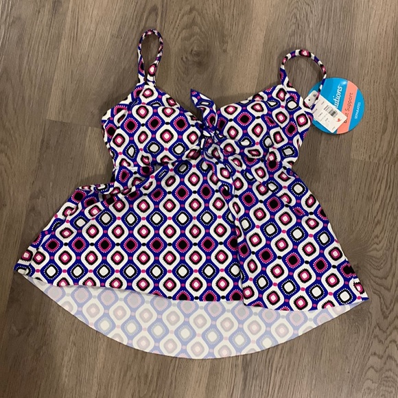 NWT Swim Solutions Jewels Bust Control Swim Size 8 - Picture 4 of 16